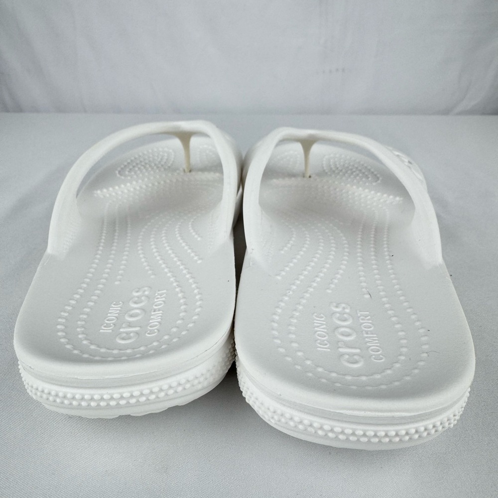 NWOT Crocs Unisex BAYA II White Flip Flop - Picture 4 of 8